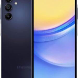 سامسونگ Galaxy A15 5G یک تلفن همراه سری ، تلفن هوشمند Android 128 گیگابایتی ، صفحه نمایش AMOLED ، ذخیره سازی قابل ارتقا ، امنیت ناکس ، شارژ فوق العاده سریع ، نسخه ایالات متحده ، 2024 ، آبی سیاه