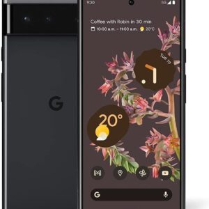 Google Pixel 6 5G ، نسخه ایالات متحده ، 128 گیگابایتی ، طوفان سیاه - قفل نشده (تجدید شده)