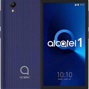 Alcatel 1 (16 گیگابایت) 5.0 "نمایشگر نمایش کامل ، باتری قابل جابجایی ، رادیو FM ، سیم GSM دوتایی US & Global 4G LTE International نسخه 5033E (Bluish Black)