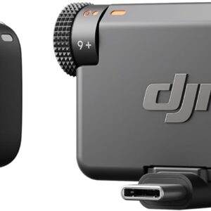 DJI MIC MINI (1 TX + 1 RX) ، میکروفون بی سیم Lavalier برای iPhone/Camera/Android ، Ultralight ، Audio غنی از جزئیات ، لغو نویز ، محدودیت اتوماتیک ، vlog ، جریان ، انتقال 400 متر