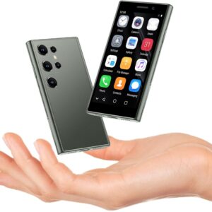 مینی تلفن 3G تلفن هوشمند کوچک قفل شده با 2 گیگابایت+16 گیگابایتی ، صفحه لمسی HD 3.0 "، تلفن همراه جیبی ، تلفن کوچک برای بچه ها ، بهترین هدیه برای بچه ها - سبز