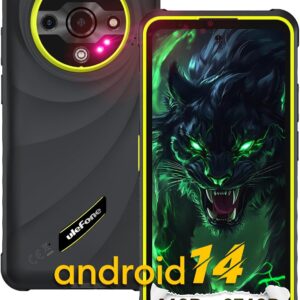 Ulefone Armor X31 Pro 5G تلفن هوشمند ناهموار ، 16 گیگابایتی+256GB/2TB MTK Dimensal 6300 Android 14 ، دوربین اصلی 64MP+25MP ، 6050mAh ، 6.56 "HD+صفحه نمایش گوریل ، IP68/69K ضد آب ، Widevine L1 - Green Green