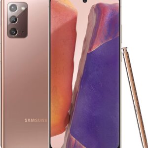 سامسونگ Galaxy Note 20 5G (128 گیگابایتی ، 8 گیگابایت) 6.7 "AMOLED+، Snapdragon 865 ، Global 5G VoLTE (کاملاً بدون قفل برای AT&T ، Verizon ، Sprint ، Metro) N981U (برنز عرفانی) (تجدید شده)