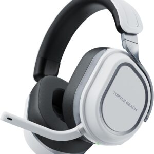 Turtle Beach Stealth 700 Gen 3 Wireless Multiplatform Amplified Gaming Headset for PS5, PS4, PC, Mobile – 60mm Drivers, AI Noise-Cancelling Mic, Bluetooth, 80-Hr Battery, Dual Transmitters – White