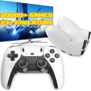 Youngwants Plug & Play Video Game Console with 20000+ Games, Retro Game Console with 23+ Emulators Classic Games, Dual Controllers Birthday Gifts for Boys & Girls,4K HDMI TV Games