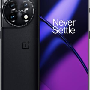 OnePlus 11 5G | قوچ 16 گیگابایتی+256 گیگابایت | دو سیم کارت | تایتان سیاه | Factory US Unlocked Undroid Smartphone | باتری 5000 میلی آمپر ساعت | 80W شارژ سریع | دوربین Hasselblad | نمایش مایعات 120 هرتز | پردازنده 4 نانومتر
