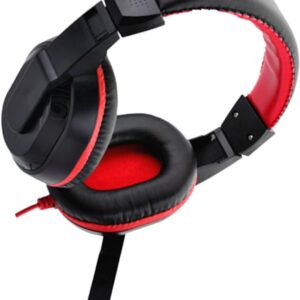 هدست استریو سیمی قابل تنظیم Housoutil با هدفون بازی لغو سر و صدای میکروفون برای رایانه و لپ تاپ برای تماس های بازی و موسیقی طراحی راحت