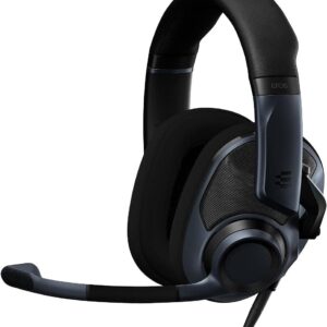 EPOS H6PRO هدست بازی آکوستیک باز با میکروفون ، پیشانی سبک وزن ، طراحی راحت و بادوام (سیاه)