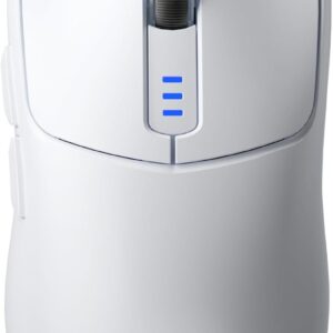 ماوس بازی بی سیم AUAL SC580 ، ماوس بازی Tri-Mode 2.4G/BT5.0/USB-C ، ماوس بی سیم قابل شارژ 12000 DPI با 6 دکمه قابل برنامه ریزی ، ماوس رایانه ارگونومیک برای لپ تاپ/رایانه شخصی/MAC/تبلت