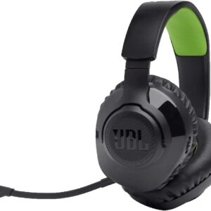 JBL Quantum 360X-هدست بازی بیش از حد گوش کنسول بی سیم برای Xbox با میکروفون قابل جدا شدن ، تا 22 ساعت عمر باتری ، راحتی فوم حافظه ، سازگار با صدای فراگیر ویندوز Sonic (سیاه)