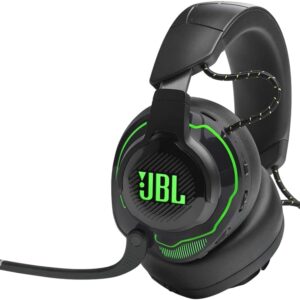 JBL Quantum 910x-هدست بازی بیش از حد بی سیم برای Xbox با ردیابی سر ، لغو سر و صدای فعال و بلوتوث ، کوانتوم اسپاتیال 360 ، دارای اعتبار سلام ، بی سیم کم تأخیر (سیاه)