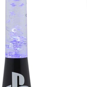 Paladone, 33 cm, PlayStation Glitter Flow Lamp Night, Bedroom Décor Mood Light