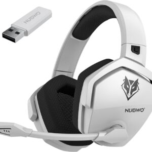 Nubwo G06 هدست بازی بی سیم دوتایی با میکروفون برای PS5 ، PS4 ، PC - 23MS AUDIO LOW LATECT