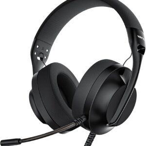 هدست بازی S30 با میکروفون ، طراحی سبک 198G ، هدفون بازی سیمی برای Xbox ، Xbox Series X | S ، PS5 ، PS4 ، سوئیچ ، رایانه شخصی ، میکروفن لغو نویز ، گوشواره های نرم (سیاه)