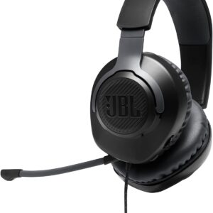 JBL QUANTUM 100 - هدفون بازی بیش از حد گوش و سیمی - سیاه ، بزرگ