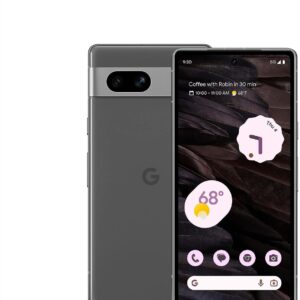 Google Pixel 7A - تلفن همراه Android قفل شده - تلفن هوشمند با لنزهای زاویه ای گسترده و باتری 24 ساعته - 128 گیگابایت - ذغال سنگ