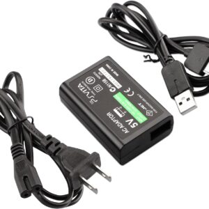 PS Vita Charger, AC Adapter Wall Charger Compatible with Sony PlayStation Vita 1000 (Only Compatible with PSV 1000)