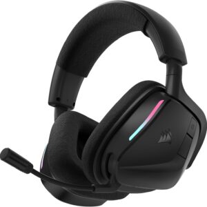 Corsair Void V2 هدست بازی بی سیم با بلوتوث برای رایانه شخصی ، PS5 ، PS4 ، سوئیچ ، موبایل - Dolby Atmos ، باتری 70 ساعته ، بی سیم دوتایی ، سبک وزن ، شارژ سریع - کربن