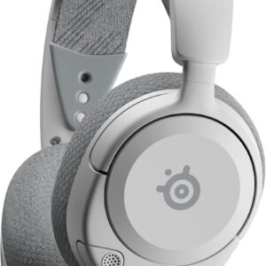 steelseries arctis nova 1 هدست بازی چند سیستم-درایورهای سلام-360 درجه صوتی-طراحی راحتی-دوام-فوق العاده سبک-میکروفن با سر و صدا-PC ، PS5/PS4 ، سوئیچ ، xbox-سفید