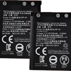 2PCS NP-45 Battery, Compatible with Steelseries Headset Battery for Arctis Nova Pro Wireless Multi-System Gaming Headset for Xbox, for PlayStation