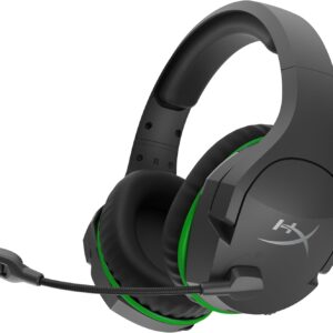 Hyperx Cloudx Stinger Core-هدست بازی بی سیم ، برای Xbox Series X | S و Xbox One ، فوم حافظه و کوسن های گوش چرمی پریمیوم ، سر و صدای سر و صدا ، سیاه
