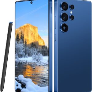 تلفن هوشمند قفل شده MMY I25 Ultra 5G ، 8 گیگابایت+256 گیگابایت تلفن همراه برای تلفن همراه قفل شده اندروید 14 ، 6.99 "، 7000mAh ، 68MP+108MP دوربین دوتایی/سیم کارت دوگانه/اثر انگشت/صورت (آبی)