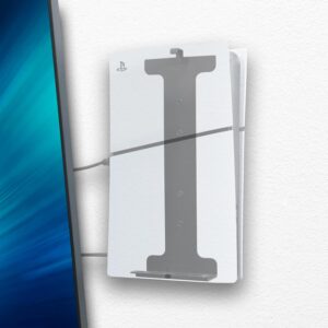HIDEit Mounts PS5 Slim Wall Mount - High Profile Steel PS5 Mount Kit for Secure Fit & Better Ventilation – American Gaming Mount Pioneer Since 2009 – Not for PlayStation 5 Original & Pro