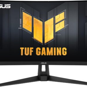 ASUS TUF GAMING VG27VH1B 27 "مانیتور خمیده ، 1080p Full HD ، 165Hz (پشتیبانی از 144Hz) ، تار شدن حرکت شدید ، تطبیقی همگام سازی ، Freesync Premium ، 1ms ، مراقبت از چشم ، HDMI D-Sub ، سیاه