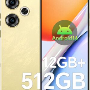 تلفن همراه قفل نشده S19 Pro ، تلفن هوشمند 12+512 گیگابایتی ، Snapdragon 888 Long باتری 6800mAh ، دوربین 48+108 مگاپیکسلی ، سیم کارت دوتایی ، 6.8 "صفحه نمایش HD ، شناسه چهره/قفل اثر انگشت/GPS ، Android 14 Phone (طلا)
