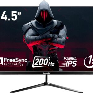 24.5 اینچ IPS PC 200Hz مانیتور بازی ، صفحه نمایش FHD 1080p ، 1ms بدون حاشیه ، Freesync ، 99 ٪ SRGB ، نمای زاویه 178 درجه ، HDMI 、 Displayport ، سازگار با نصب دیوار 75 * 75mm - سیاه