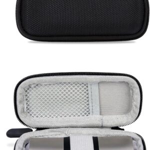 مورد Ginsco برای Kardiamobile 1-Lead Monitor EKG Monitor با بیشتر تلفن های هوشمند ، Hard Shell 1680D Oxford Cable برای Alivecor Kardiamobile 6L ، کیسه سفر مانیتور قلب با حمل تسمه کار می کند