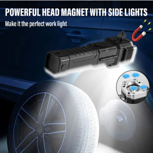 چراغ قوه دستی مدل 8 کاره led torch - تصویر 6