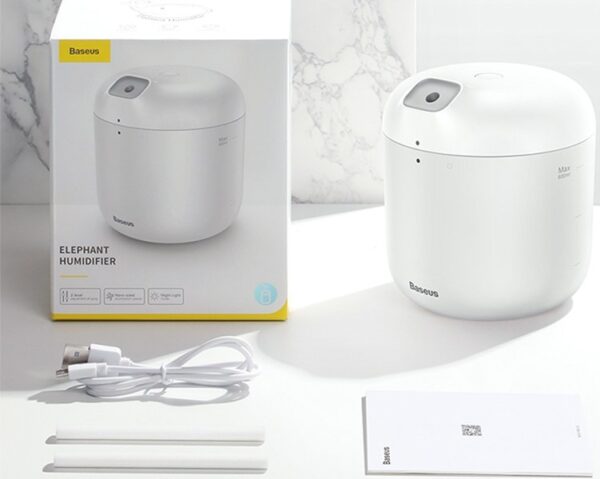 دستگاه بخور سرد و چراغ خواب بیسوس Baseus elephant humidifier DHXX-02 - تصویر 3