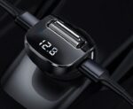 شارژر فندکی و پخش کننده بلوتوث بیسوس Baseus Streamer F40 MP3 Car Charger CCF40-01 - تصویر 2