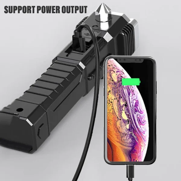 چراغ قوه دستی مدل 8 کاره led torch - تصویر 5