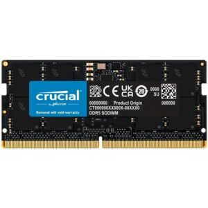 رم لپ تاپ کروشیال تک کاناله مدل CT16 فرکانس 4800 مگاهرتز DDR5 تایمینگ CL40 حافظه 16 گیگابایت
