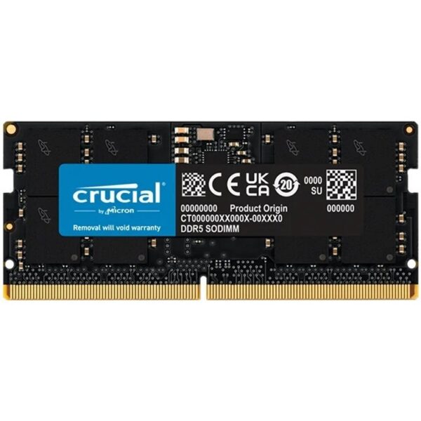 رم لپ تاپ کروشیال تک کاناله مدل CT16 فرکانس 4800 مگاهرتز DDR5 تایمینگ CL40 حافظه 16 گیگابایت - تصویر 1