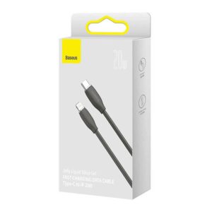 کابل تبدیل USB-C به لایتنینگ باسئوس مدل CAGD02000 20W طول 1.2متر